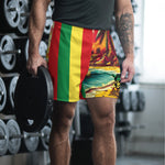 2024 MDP Rasta All-Over Print Unisex Athletic Long Shorts