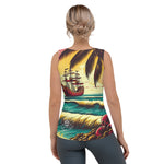 2024 MDP Rasta body hugger Sublimation Cut & Sew Tank Top