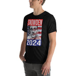 SNOWDEN 2024 lets put a patriot in office! Short-Sleeve Unisex T-Shirt